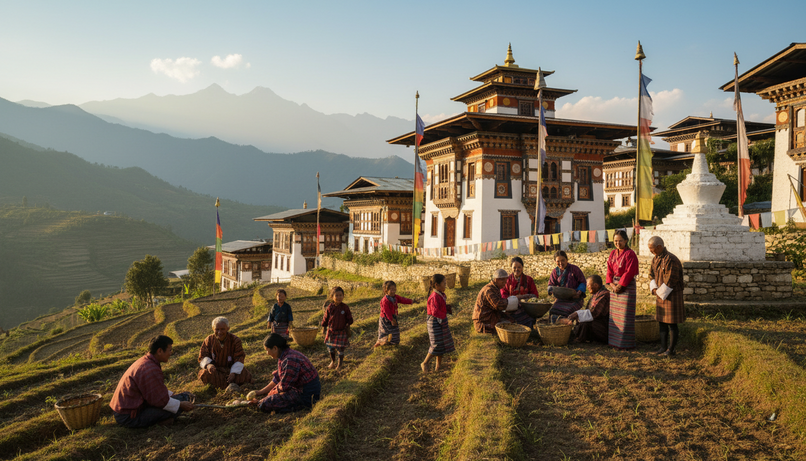 Butanlıların Sosyal Yapısı: Toplum İçin Anlamı ve Mutluluk Felsefesi